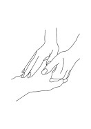 Holding Hands | Erstellen Sie Ihr eigenes Plakat