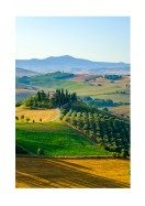 Tuscany Landscape View | Erstellen Sie Ihr eigenes Plakat