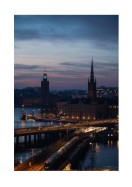 Stockholm By Night | Erstellen Sie Ihr eigenes Plakat