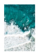 Big Waves In Blue Water | Erstellen Sie Ihr eigenes Plakat