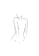 Female Body Silhouette No1 | Erstellen Sie Ihr eigenes Plakat