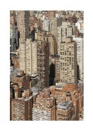 Aerial View Of Buildings In New York City | Erstellen Sie Ihr eigenes Plakat